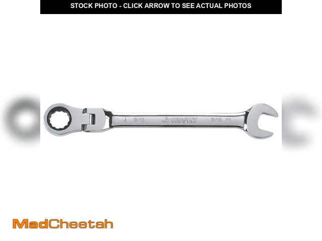 Lot 74-12672542 - Husky 9/16 in. Flex Head Ratcheting Combination Wrench - USED