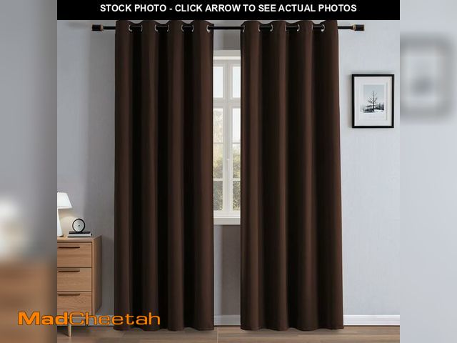 Lot 74-13953686 - RainCharm 96 Inch Curtains for Bedroom, Blackout Curtains 96 Inches Long 2 Panel Set, Thermal Insula...