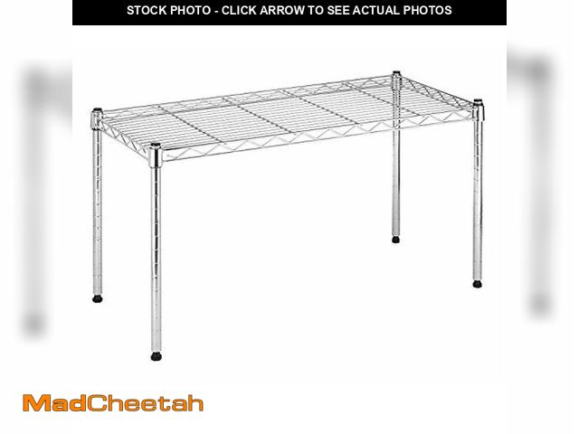 Lot 74-12544484 - Whitmor Wire Shelving Unit, Metal Storage Shelves, Durable Heavy Duty Shelf, Easy Assembly for Pantr...