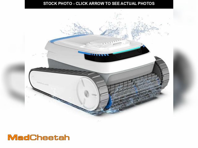 Lot 74-13608354 - AIRROBO Robotic Pool Vacuum Cleaner PC10+ Cordless Wall-Climbing for Above-Ground Pools and In-Groun...