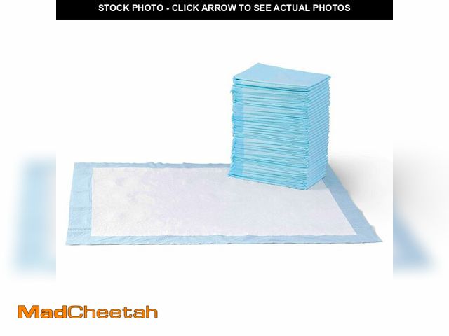 Lot 74-14348533 - Basics Leak-Proof Dog and Puppy Potty Training Pee Pads with Quick-Dry 5-Layer Design, Housebreaking...