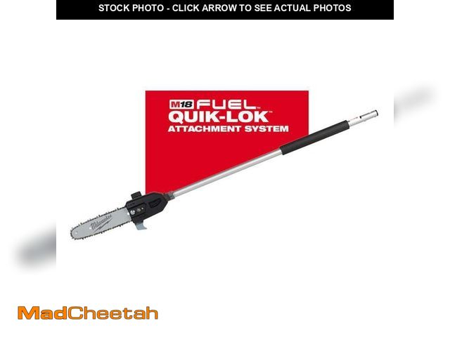 Lot 74-12535370 - Milwaukee M18 FUEL QUIK-LOK 10 in. Pole Saw Attachment (Tool-Only) - UNUSED