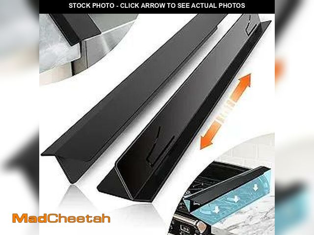 Lot 74-10896323 - 2PCS Kitchen Stove Counter Gap Covers, Stainless Steel Stove Guard, Cooktop Trim Kit, Stove Gap Guar...