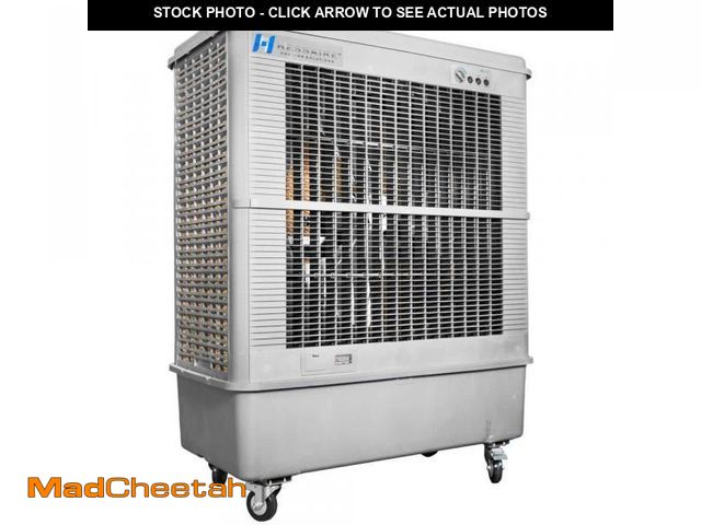 Lot 74-12280869 - Hessaire 11,000 CFM 3-Speed Portable Evaporative Cooler (Swamp Cooler) for 3,000 sq. ft. - UNUSED