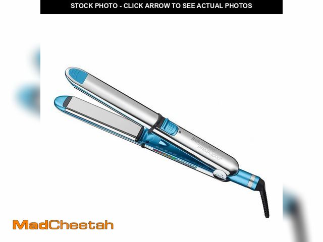 Lot 74-13712395 - BabylissPRO Nano Titanium Prima Ionic Hair Straightener, Curl and Straighten Hair With One Professio...