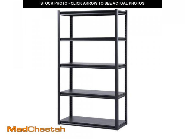 Lot 74-12365644 - VEVOR Steel Storage Shelves, 2000 lbs., 5 Tier Garage Storage Shelving, 18in. D x 40in. W x 72in. H ...