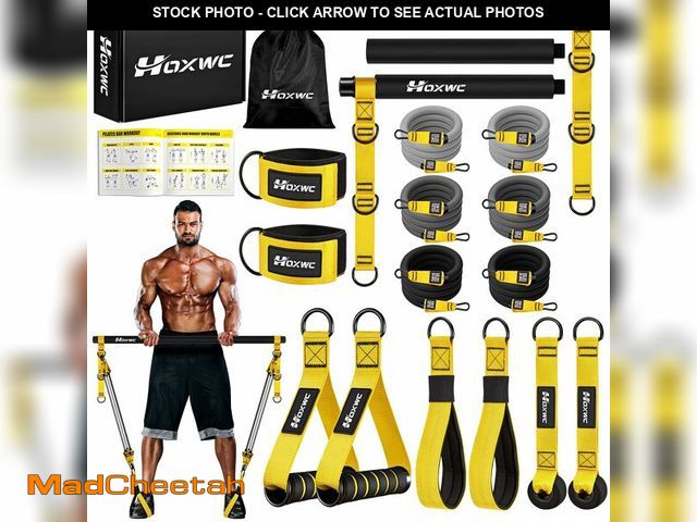 Lot 74-14060467 - HOXWC Pilates Bar, Pilates Bar Kit with Resistance Bands Heavy Duty, Home Gym Professional Pilates W...