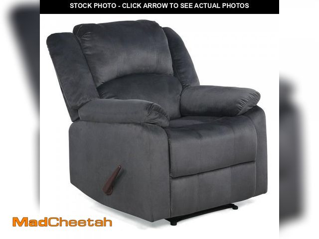Lot 74-12141517 - Relax-A-Lounger Preston 33.5" Manual Pull-Handle Recliner, Traditional Overstuffed, Pocket Coil Comf...