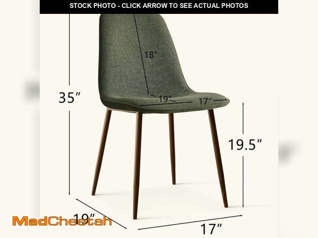 Lot 74-13690883 - Oslo Modern Upholstered Dining Chair (set of 2) - UNUSED