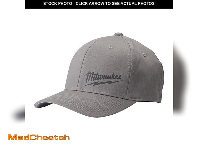 Lot 74-14599365 - Milwaukee Large/Extra Large Gray Fitted Hat 504G-LXL - UNUSED