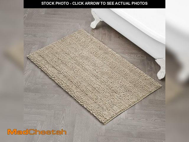Lot 74-13041478 - Laura Ashley - Astor Chenille Bath Mat | 100% Polyester | Premium Bathroom Decor | Machine Washable ...