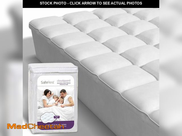 Lot 74-13710452 - SafeRest CloudGuard - Queen Size Hybrid Mattress Protector &amp; Pad (Extra Padded) - Waterproof Qui...