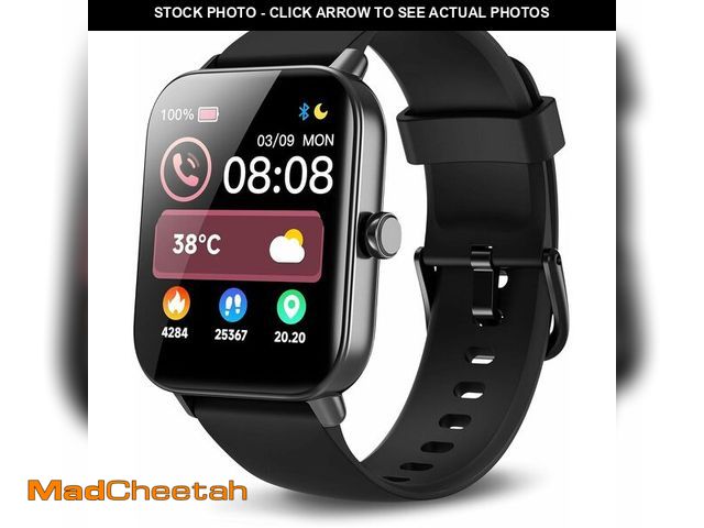 Lot 74-12705830 - Smart Watches for Men Women, Alexa Built-in, 1.8" Smartwatch with Heart Rate/SpO2/Sleep/Stress, IP68...