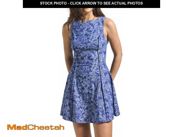 Lot 74-13212802 - Derek Lam 10 Crosby Women's Cayman High Neck Dress, Indigo, 0 - UNUSED