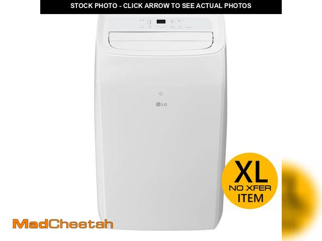 Lot 74-12671069 - *DIRTY* LG 10,000 (DOE) BTU 115V Portable Air Conditioner Cools 450 sq. ft. with Heater, Dehumidifie...