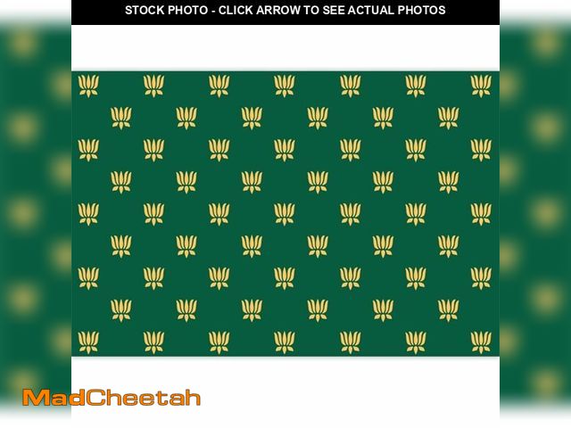 Lot 74-14155147 - Yeele 8x6ft Indian Lotus Backdrop for Photography Hindu Pooja Diwali Yellow Lotus Print Green Puja G...