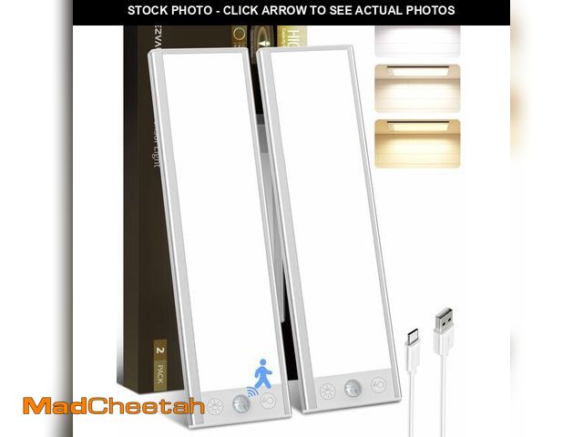 Lot 74-12971892 - EZVALO 3000mAh Under Cabinet Lighting Wireless, 150LM Super Bright Motion Sensor Light, Rechargeable...