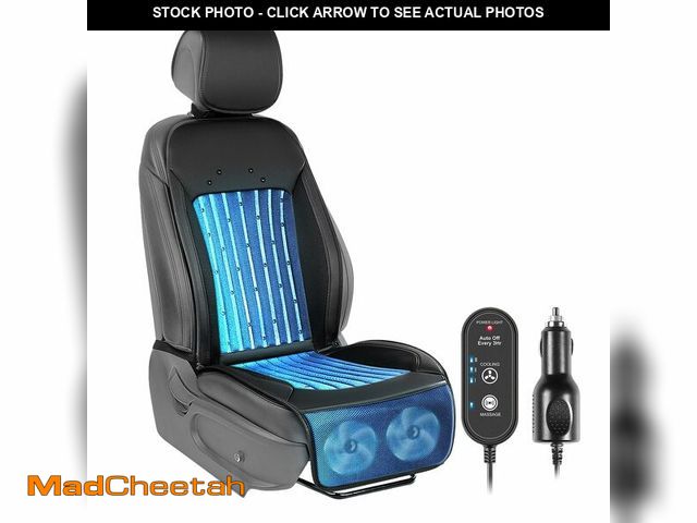 Lot 74-12440640 - Paffenery 2025 Upgraded Cooling Car Seat Cover Front Seat, 12V-24V Ventilated Cooling Car Seat Cushi...