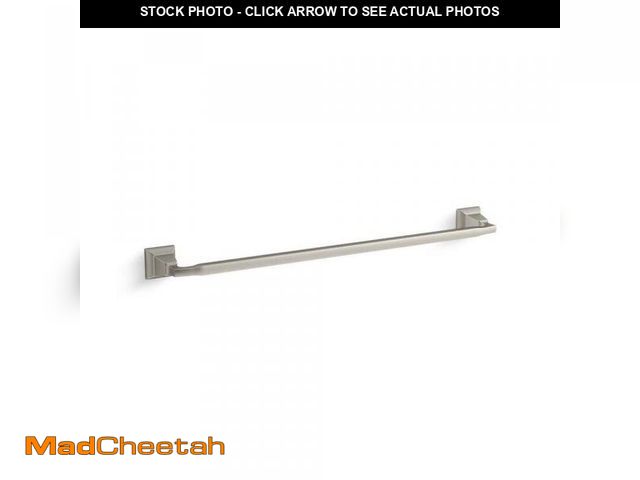 Lot 74-12086542 - KOHLER Kallan 24 in. Towel Bar in Vibrant Brushed Nickel - UNUSED