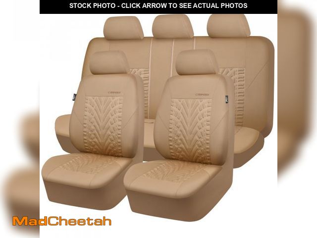 Lot 74-12434142 - CAR PASS Car Seat Covers Full Sets, Front &amp; Split Rear Bench for Car, 3D Tyre Embossed Automotiv...