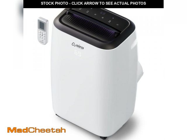 Lot 74-12413094 - AIRO COMFORT 14,000 BTU (10,000 BTU DOE) Portable Air Conditioner Cools 700 Sq. Ft. with Dehumidifie...