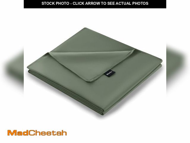 Lot 74-12707916 - ZonLi 60"x80" New Green Duvet Cover, Oeko-texCertified 100% Cotton, Queen Size RemovableDuvet Cover ...