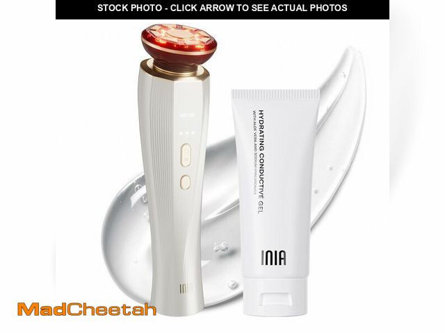Lot 74-14148810 - INIA 3-in-1 Skin Tightening Device True Beauty Glow Facial Massager Red Light Therapy for Face and N...