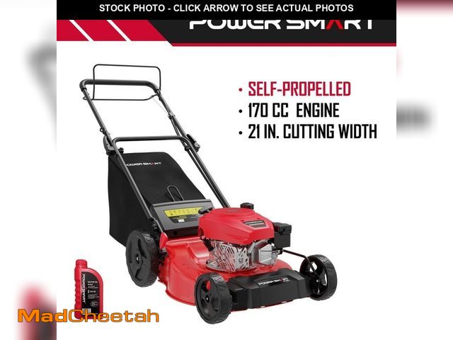 Lot 74-13868087 - PowerSmart 21 in. 170cc OH 4-stroke engine 3-in-1 Gas Self Propelled Lawn Mower - UNUSED