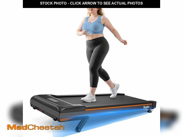 Lot 74-13564633 - Niceday Walking Pad Treadmill with Magnetic Remote &amp; Preset Goal, Under Desk Treadmill for Home ...