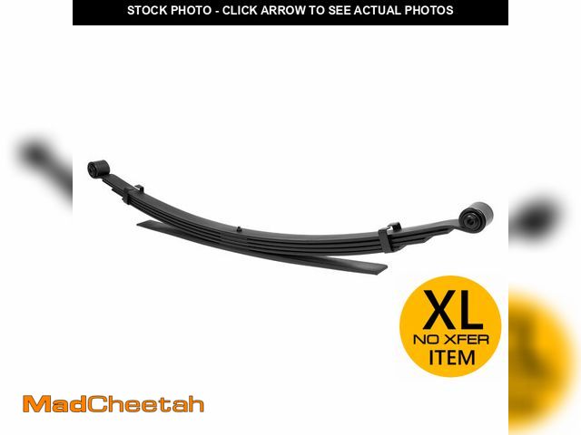 Lot 74-13577624 - ALMULOO Rear Leaf Spring Compatible with 2001-2010 Chevrolet Chevy Silverado 2500 HD Powder Coated B...