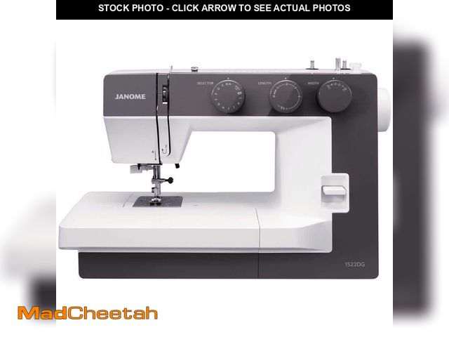 Lot 74-14223059 - Janome 1522-DG 22 Stitch Sewing Machine with wide sewing bed - UNUSED