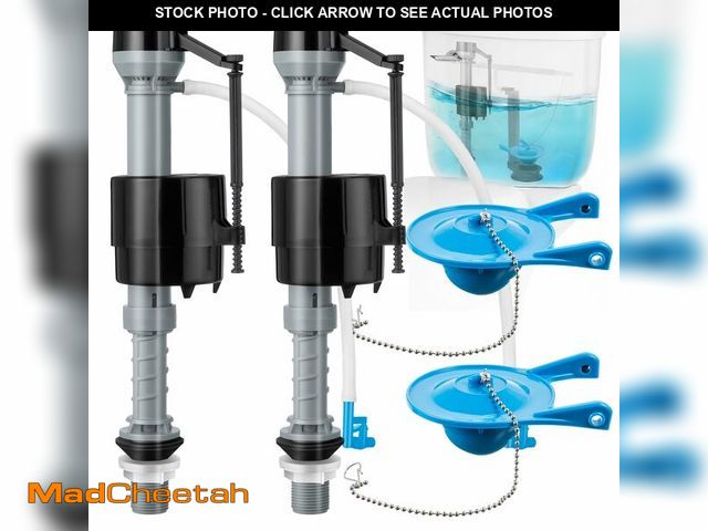 Lot 74-12977449 - Saillong 2 Set Toilet Float Replacement Kit with 3 Inch Flapper, Universal Toilet Fill Valve Height ...