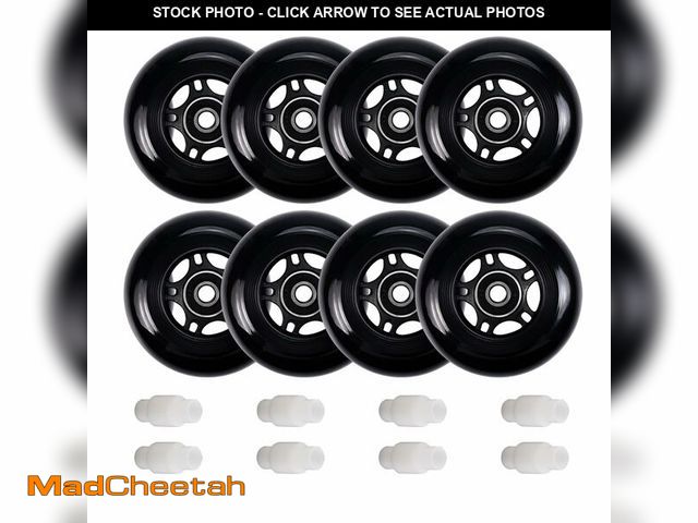 Lot 74-13624842 - FLYDAZZLE Inline Skate Wheels: 64mm 70mm 72mm 76mm 80mm Roller Hockey Blade Replacement Wheels with ...