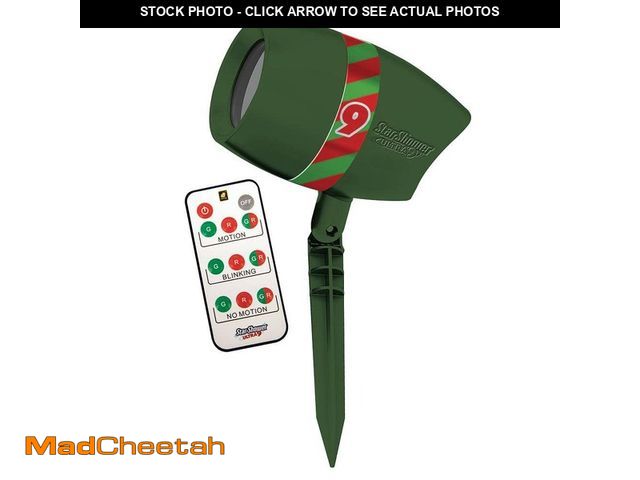 Lot 74-12857053 - Star Shower 8 in. 9-Pattern Christmas Projector Light with Remote - UNUSED