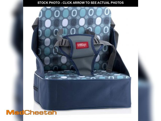 Lot 74-11554471 - Nuby Easy Go Booster Seat - Travel Booster Seat for Babies and Toddlers - Holds Up To 50 Pounds - 9+...