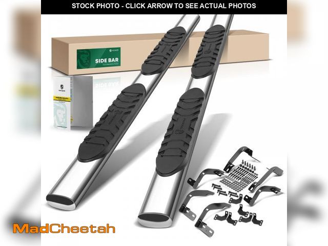 Lot 74-12147359 - YHTAUTO 5 Inch Running Boards Side Steps Compatible with 2009-2010 Dodge Ram 1500 &amp; 2011-2018 Ra...