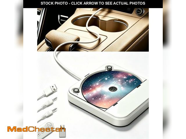 Lot 74-14338473 - Portable CD Player for Car, Plug and Play with USB/AUX Port, External CD Player Compatible with Car ...