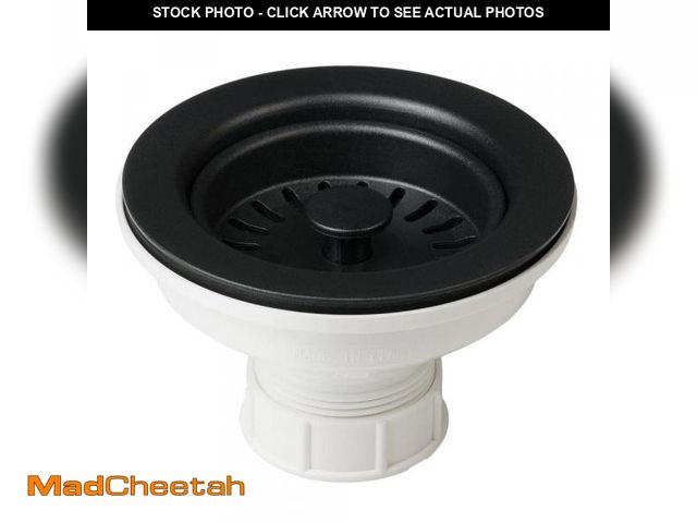 Lot 74-12463770 - KRAUS Kitchen Sink Strainer in Black - USED