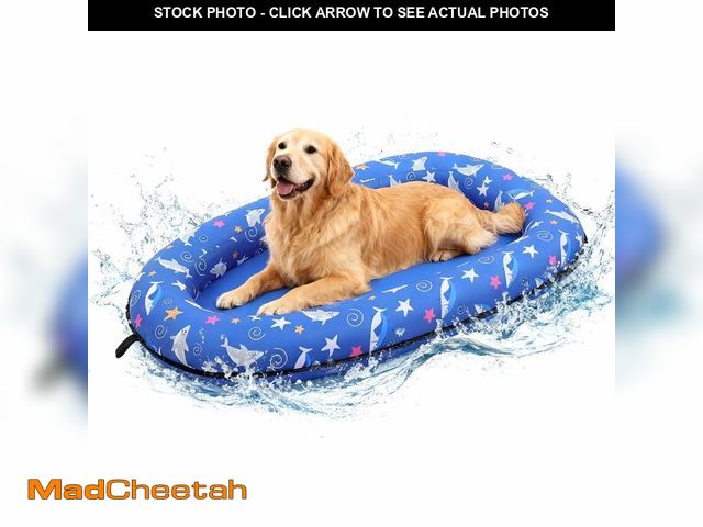 Lot 74-14338521 - Preferhouse Dog Pool Floats for Small Medium and Large Dogs, Dog Inflatable Pool Floats for Swimming...