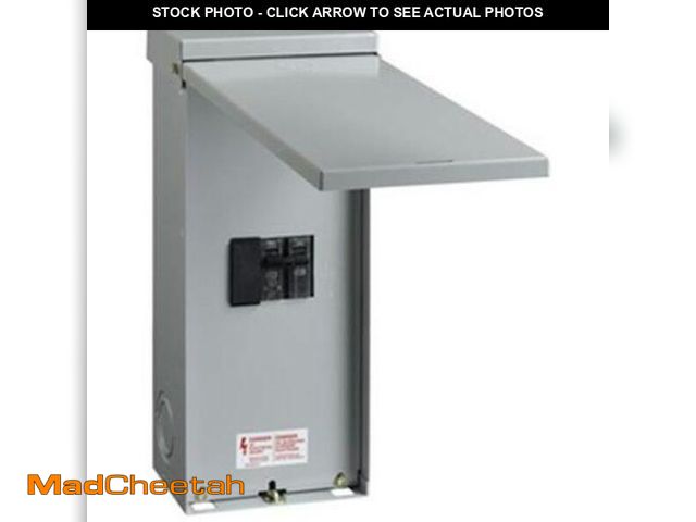 Lot 74-14328623 - GE Q-Line TQL100RE Circuit Breaker Enclosure, 6.9 in W x 5 in D x 17 in H, NEMA 3R NEMA Rating, Stee...
