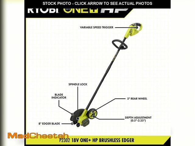 Lot 74-13678644 - RYOBI ONE+ HP 18V Brushless Edger (Tool Only) - UNUSED