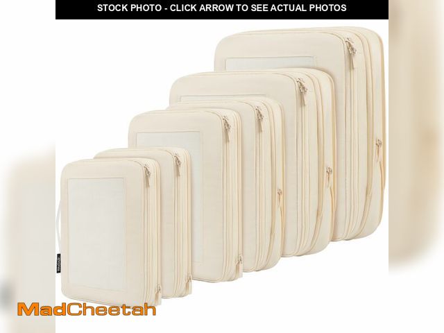 Lot 74-14045363 - BAGAIL 4 Set/6 Set/8 Set Compression Packing Cubes Travel Accessories Expandable Packing Organizers ...
