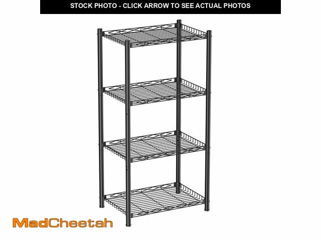 Lot 74-14273784 - VETALLO 4 Tier Wire Shelf (16.6" L x 11.8" W x 40" H) - UNUSED