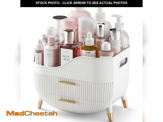 Lot 74-13718464 - Pajiriona Makeup Organizer with Drawers,Skincare Organizer for Vanity,Storage Box with Handle,Large ...