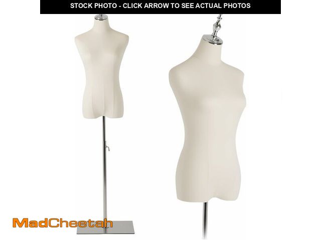 Lot 74-14305544 - Female Mannequin, Hanging Pants &amp; Skirts Dress Mannequin with Stand, Height Adjustable Torso for...