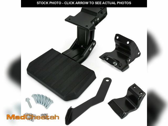 Lot 74-13953745 - Rear Bed Step Compatible with 2024 2025 Ford F150 Swing Tailgate Center Door, Retractable Bumper Tai...