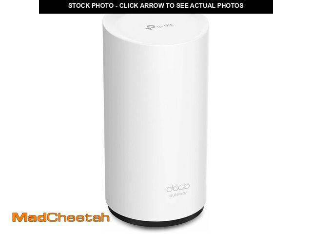 Lot 74-14591598 - TP-Link Deco Outdoor WiFi (X50-Outdoor) AX3000 Dual Band WiFi 6 - USED