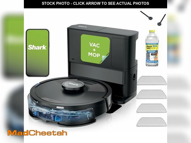 Lot 74-13087819 - Shark Matrix Plus Robot Vacuum and Mop with Self-Empty HEPA Base, Sonic Mopping, Matrix Clean, Home ...