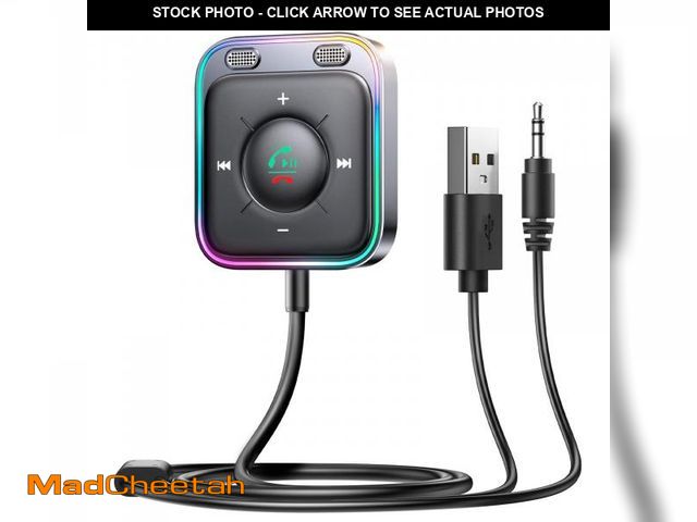 Lot 74-12308541 - JOYROOM Bluetooth 5.4 AUX Car Adapter[2025 Upgrade] [Stronger Dual Mics&amp; Noise Cancellation] [Mu...