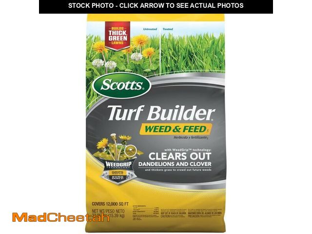 Lot 74-14349709 - Scotts Turf Builder Weed &amp; Feed5, 33.95 lbs. - UNUSED
